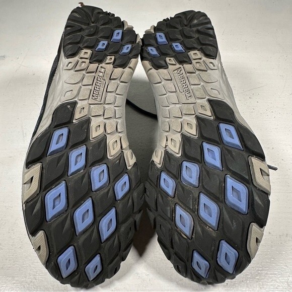 Merrell Shoes Womens 9 Trail Running QForm2 J41316 Sneakers Black Blue - Picture 7 of 10